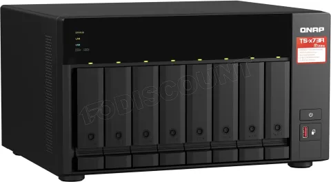 Photo de Serveur NAS Qnap TS-873A 8Go - 8 baies (Noir)