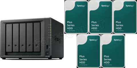 Photo de Serveur NAS Synology DiskStation DS1525+ - 10To (5x2To) HDD Plus