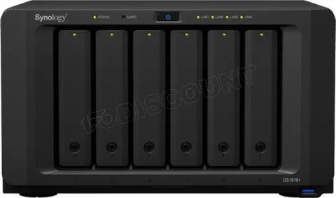 Photo de Serveur NAS Synology DiskStation DS1621+ 4Go - 6 baies