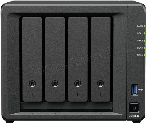 Photo de Serveur NAS Synology DiskStation DS425+ - 4 baies