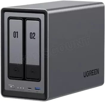 Photo de Serveur NAS Ugreen DXP2800 - 2 baies (Noir)