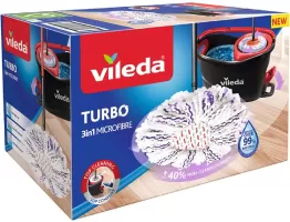 Photo de Set Vileda Turbo 3 en 1 (Balai + Seau-essoreur)