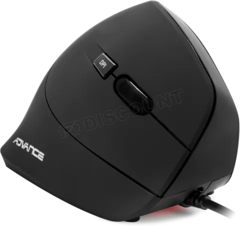 Photo de Souris filaire ergonomique Advance Vertical Plus (Noir)