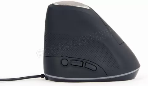 Photo de Souris filaire ergonomique Gembird MUS-ERGO-03 (Noir)