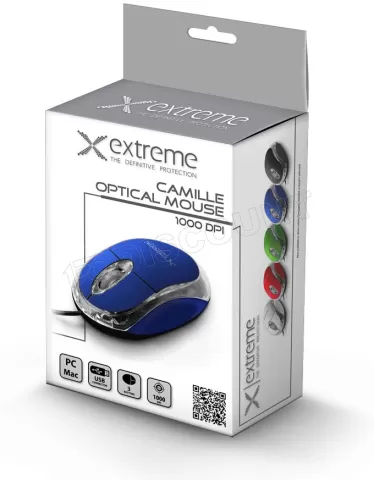 Photo de Souris Filaire Esperanza X Extreme Camille 3D XM102K (Noir)