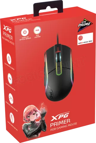 Photo de Souris filaire Gamer Adata XPG Primer RGB (Noir)