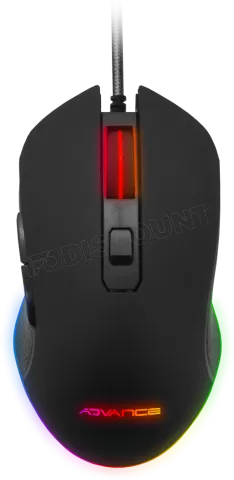 Photo de Souris filaire Gamer Advance GTA 210 RGB (Noir)