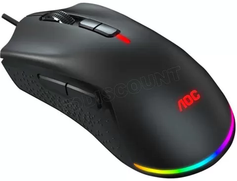 Photo de Souris filaire Gamer AOC GM530 RGB (Noir)