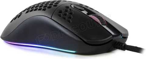 Photo de Souris filaire Gamer Arozzi Favo Ultra Light RGB (Noir)