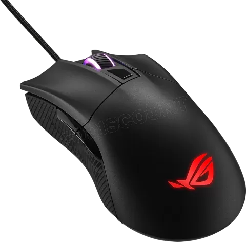 Photo de Souris filaire Gamer Asus Rog Gladius II Core RGB (Noir)