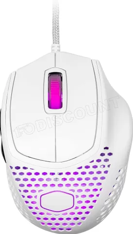 Photo de Souris filaire Gamer Cooler Master MasterMouse MM720 RGB (Blanc Mat)