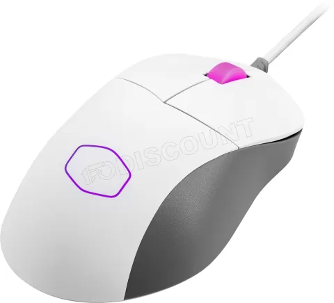 Photo de Souris filaire Gamer Cooler Master MasterMouse MM730 RGB (Blanc)