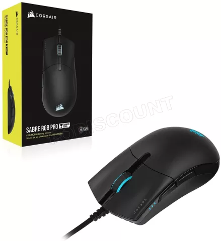 Photo de Souris filaire Gamer Corsair Sabre Pro Champion RGB (Noir)