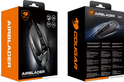 Photo de Souris filaire Gamer Cougar Airblader (Noir)