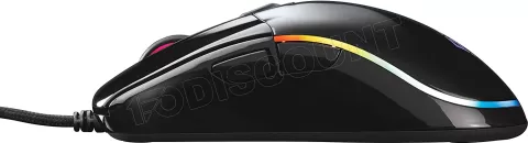 Photo de Souris filaire Gamer Deltaco DM410 Glossy RGB (Noir)