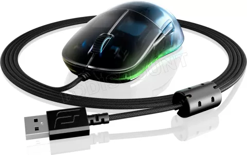 Photo de Souris filaire Gamer Endgame Gear XM1 Dark Frost RGB (Transparent mat)