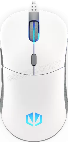 Photo de Souris filaire Gamer Endorfy Gem Onyx RGB (Blanc)