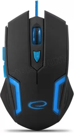 Photo de Souris filaire Gamer Esperanza MX205 Fighter (Noir/Bleu)