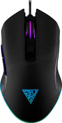 Photo de Souris filaire Gamer Gamdias Aura GS2 RGB (Noir)