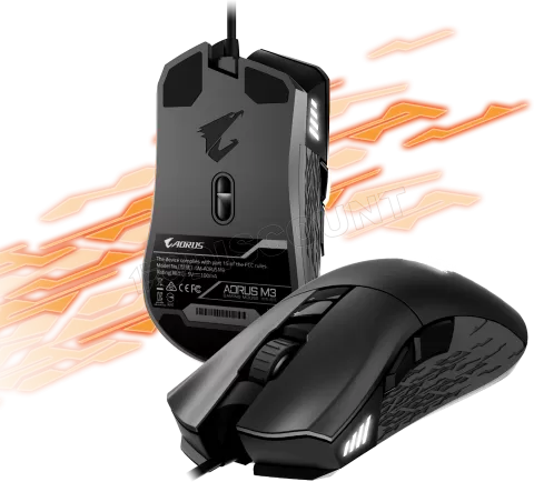 Photo de Souris filaire Gamer Gigabyte Aorus M3 RGB (Noir)