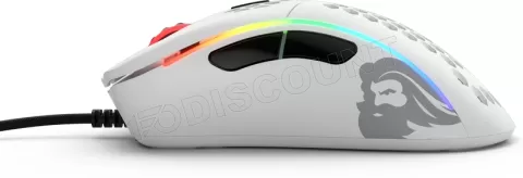 Photo de Souris filaire Gamer Glorious Model D Minus (D-) RGB (Blanc Mat)