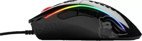 Photo de Souris filaire Gamer Glorious Model D Minus (D-) RGB (Noir Brillant)