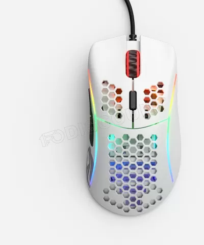 Photo de Souris filaire Gamer Glorious PC Gaming Race Model D RGB (Blanc)