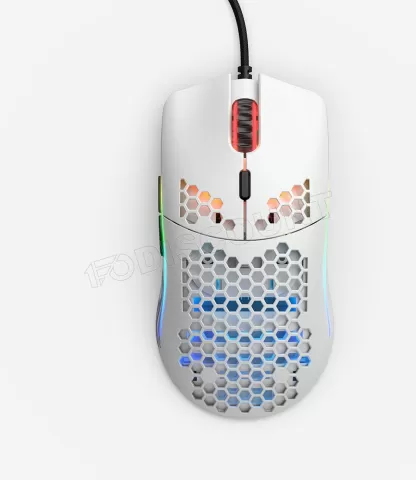 Photo de Souris filaire Gamer Glorious PC Gaming Race Model O Minus (O-) RGB (Blanc)