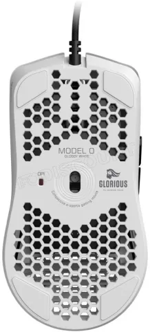 Photo de Souris filaire Gamer Glorious PC Gaming Race Model O RGB (Blanc Brillant)