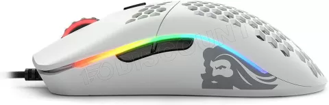 Photo de Souris filaire Gamer Glorious PC Gaming Race Model O RGB (Blanc)