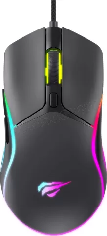 Photo de Souris filaire Gamer Havit MS1029 RGB (Noir)