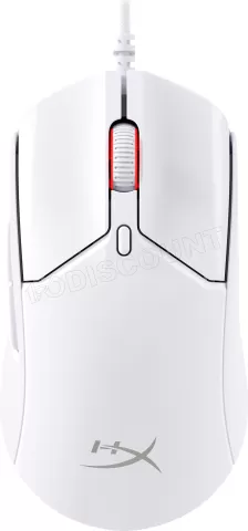 Photo de Souris filaire Gamer HyperX Pulsefire Haste 2 RGB (Blanc)