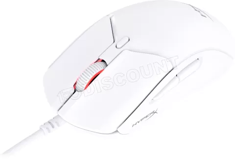 Photo de Souris filaire Gamer HyperX Pulsefire Haste 2 RGB (Blanc)