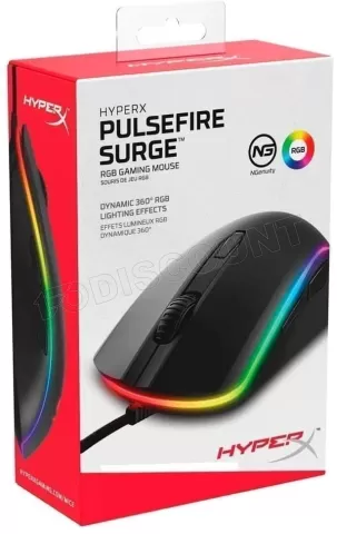 Photo de Souris filaire Gamer HyperX Pulsefire Surge RGB (Noir)