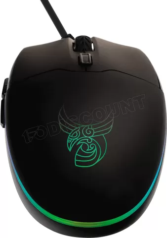 Photo de Souris filaire Gamer L33T Gaming Hofud RGB (Noir)