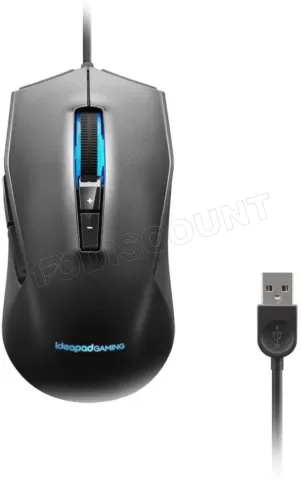 Photo de Souris filaire Gamer Lenovo IdeaPad M100 RGB (Noir)