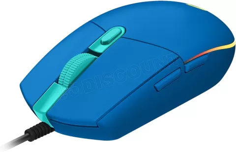 Photo de Souris filaire Gamer Logitech G102 LightSync RGB (Bleu)