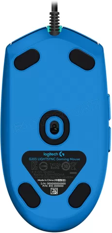 Photo de Souris filaire Gamer Logitech G203 LightSync (Bleu)