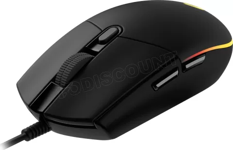 Photo de Souris filaire Gamer Logitech G203 LightSync (Noir)