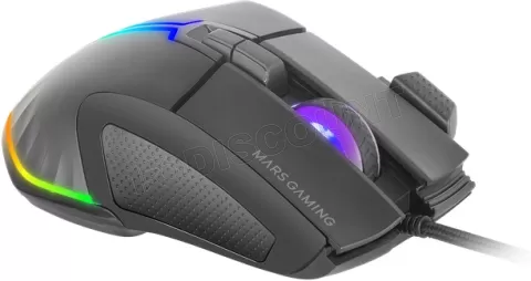 Photo de Souris filaire Gamer Mars Gaming MM-XT RGB (Noir)