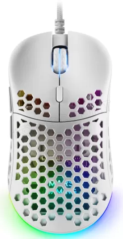 Photo de Souris filaire Gamer Mars Gaming MM55 RGB (Blanc)