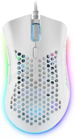 Photo de Souris filaire Gamer Mars Gaming MMEX RGB (Blanc)