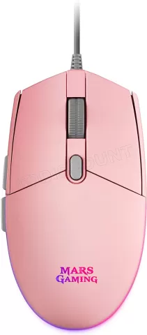 Photo de Souris filaire Gamer Mars Gaming MMG RGB (Rose)