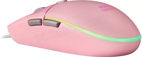 Photo de Souris filaire Gamer Mars Gaming MMG RGB (Rose)