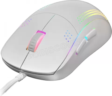 Photo de Souris filaire Gamer Mars Gaming MMPro RGB (Blanc)