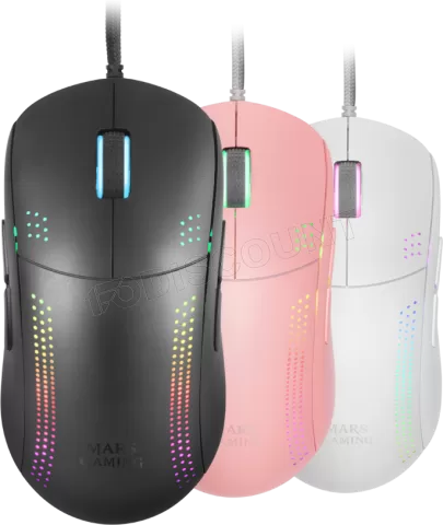 Photo de Souris filaire Gamer Mars Gaming MMPro RGB (Noir)