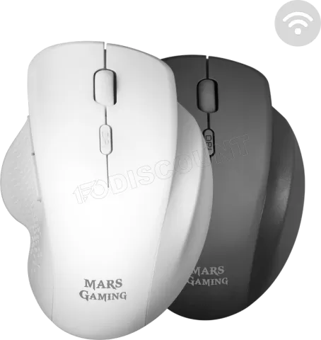 Photo de Souris filaire Gamer Mars Gaming MMWErgo (Blanc)