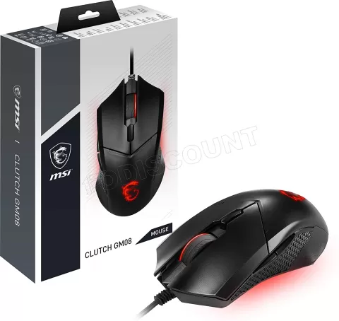 Photo de Souris filaire Gamer MSI Clutch GM08 (Noir)