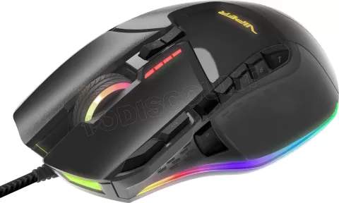 Photo de Souris filaire Gamer Patriot Viper V570 Blackout RGB (Noir)