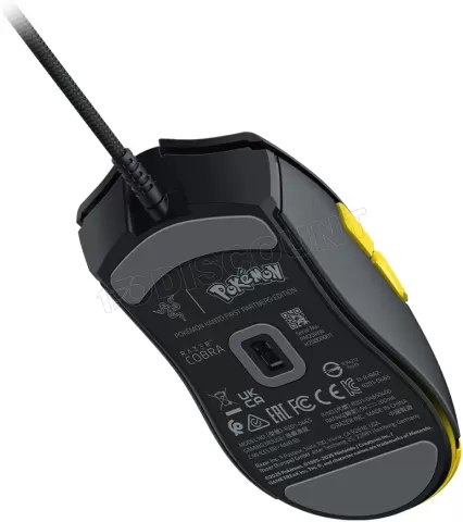 Photo de Souris filaire Gamer Razer Cobra Pokemon Kanto Starters (Jaune)